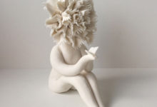 Lady Carnation Flower Sculpture