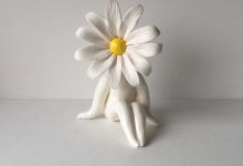 Little Miss Daisy Ceramic Sculpture
