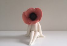 Poppy Flower Sculpture