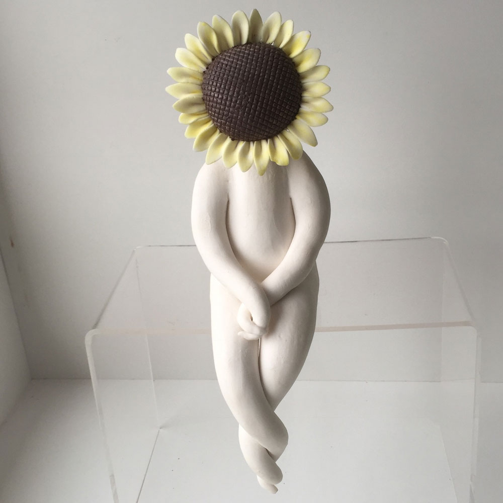 Sunflower sculpture