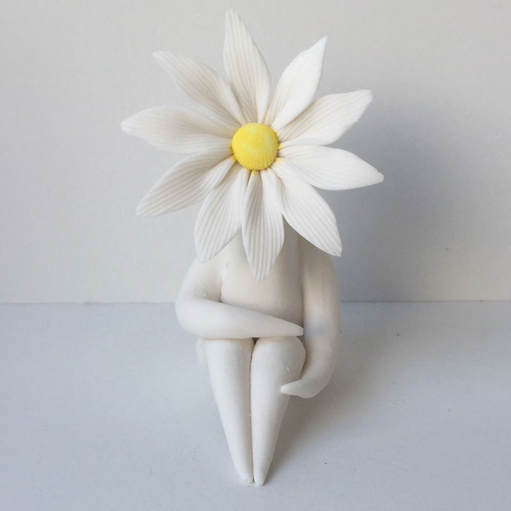 Little Miss Daisy Flower Sculpture