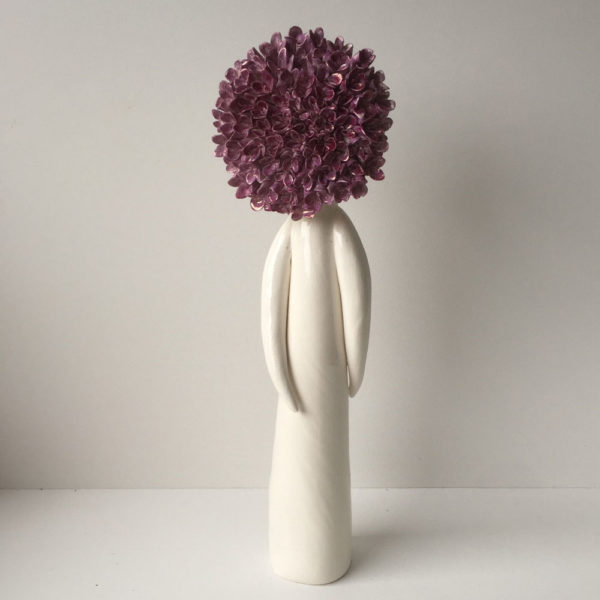 Standing Hydrangea Flower Sculpture