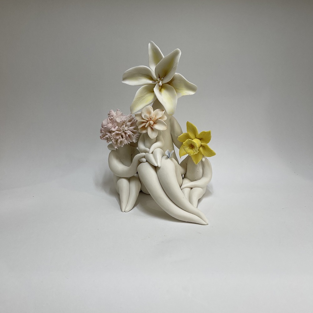 cazamic.com  Flower sculptures, Sculpture art clay, Clay art